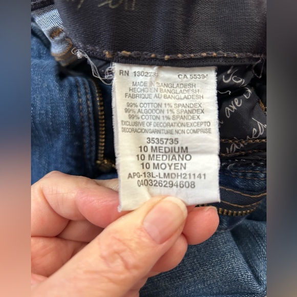 Lee Sinfully Soft jeans size 10M - Picture 2 of 5